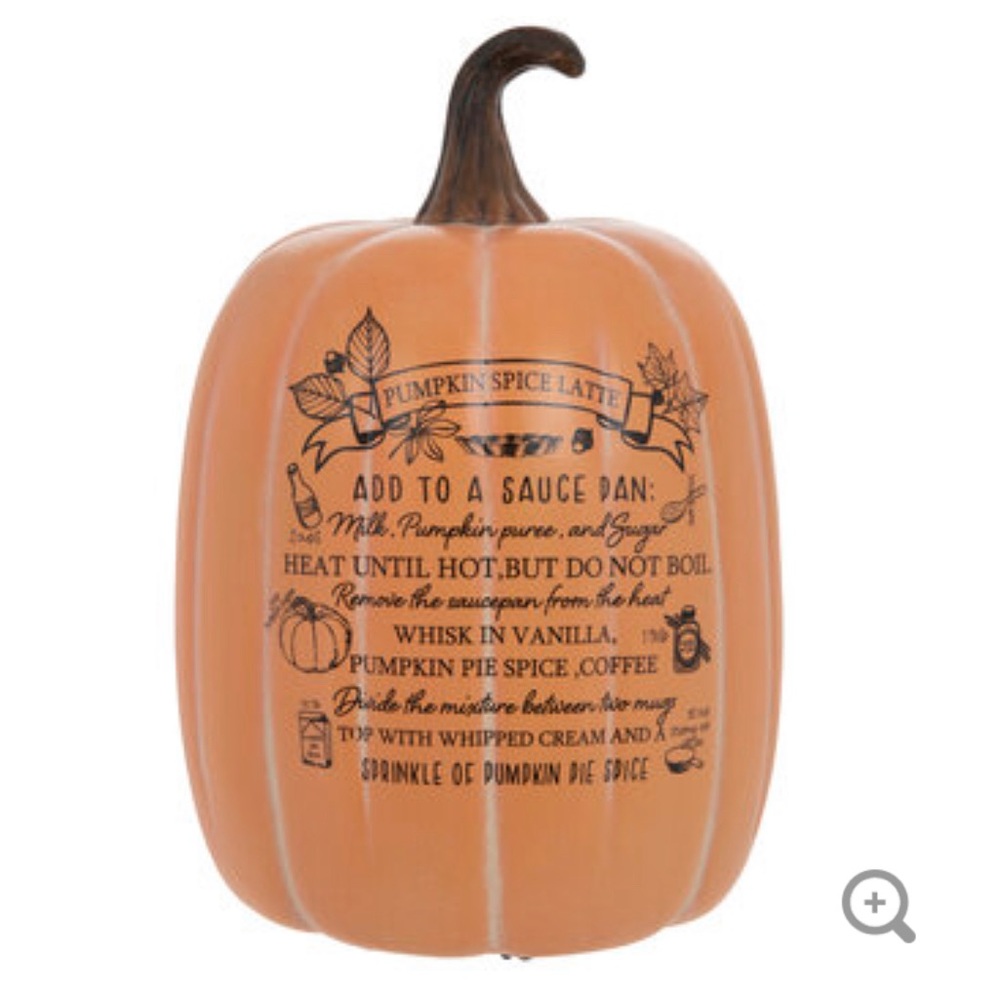 Orange Ceramic pumpkin